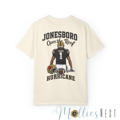 Comfort Colors Jonesboro Football. "Open the Roof"