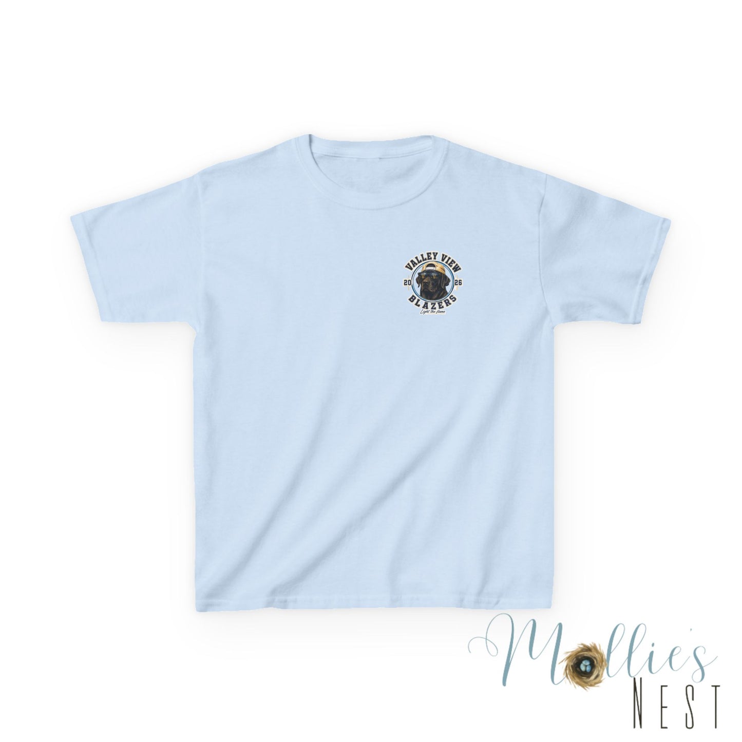 YOUTH.  Valley View Blazers Black Lab 2026 T-Shirt — Vintage Tee (2026)