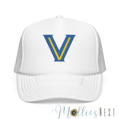 Embroidered Foam Trucker Hat, Valley View Logo