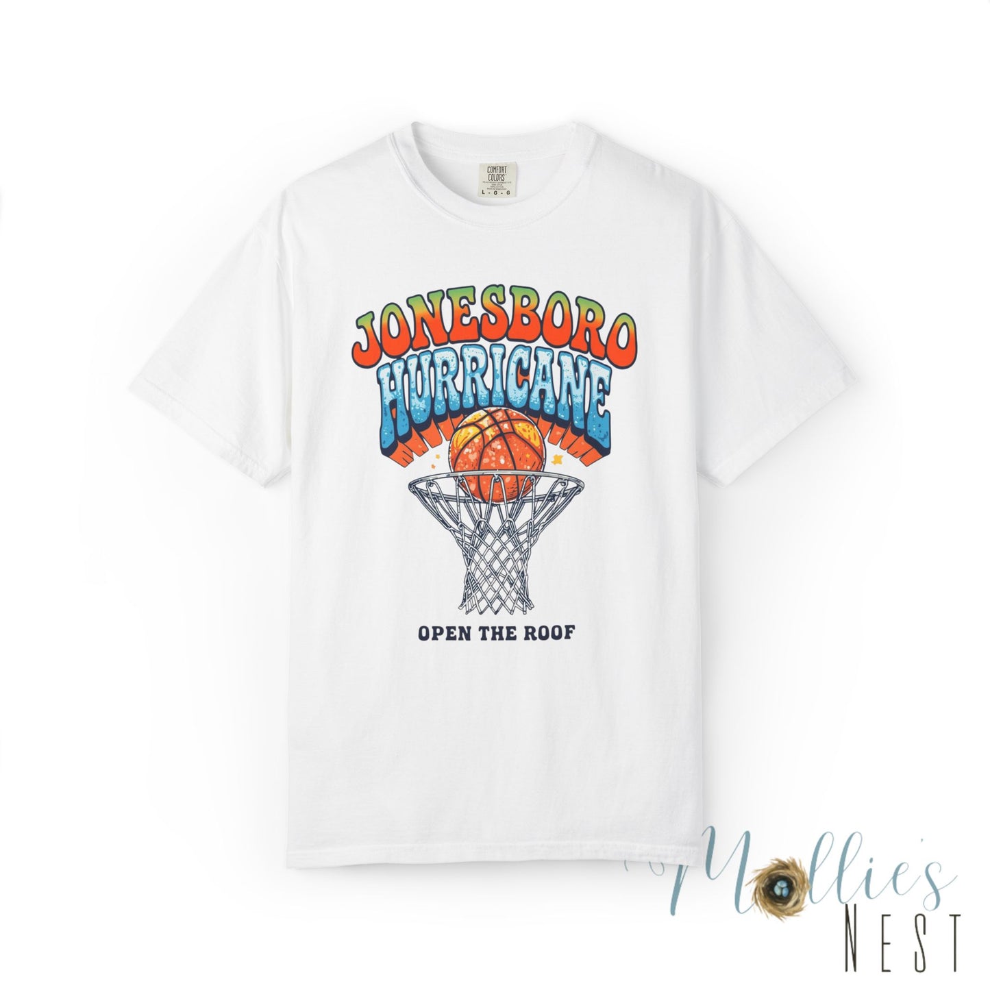 Retro Basketball Unisex T-Shirt Jonesboro Hurricane. ADULT