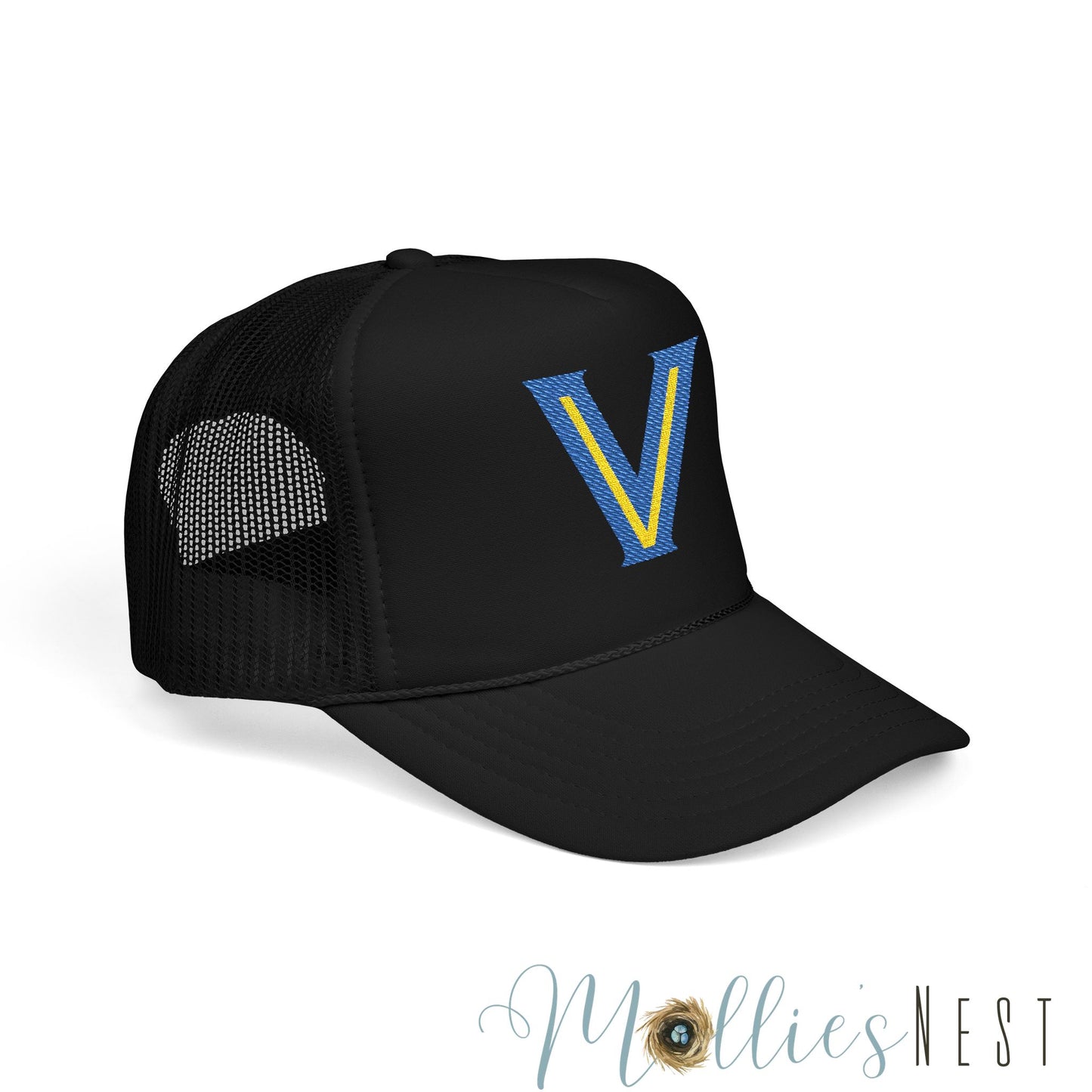Embroidered Foam Trucker Hat, Valley View Logo