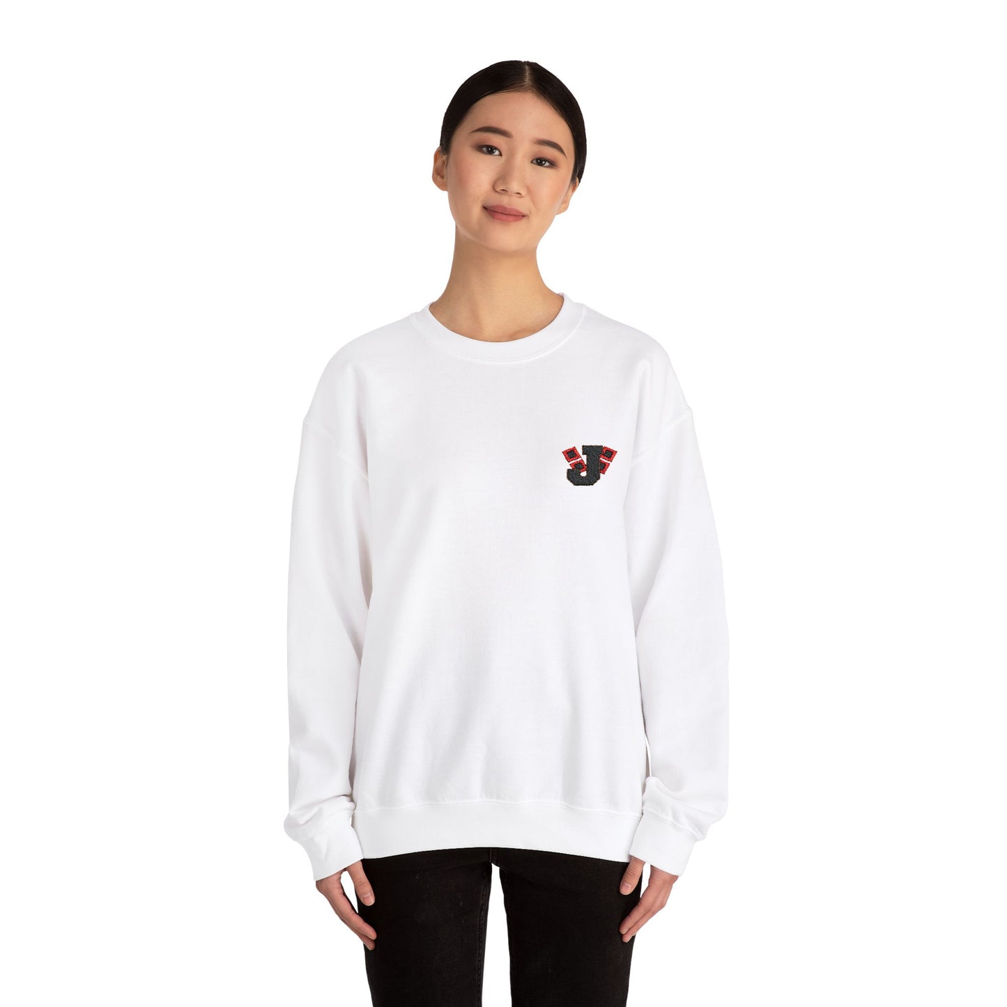 Unisex Heavy Blend™ Crewneck Sweatshirt. Jonesboro EMBROIDERED logo