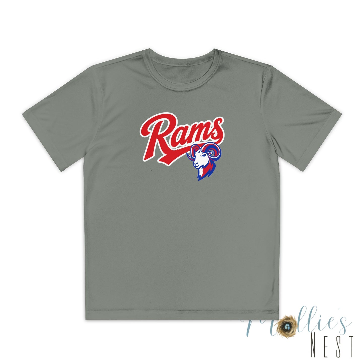 RAMS Youth Drifit — Paragould Rams Script Logo Team Shirt