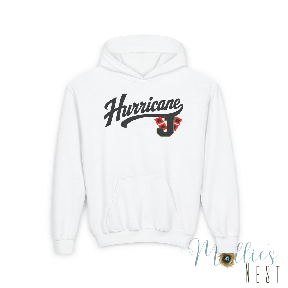 Youth Hoodie - 'Hurricane' Sports Logo Youth Hoodie