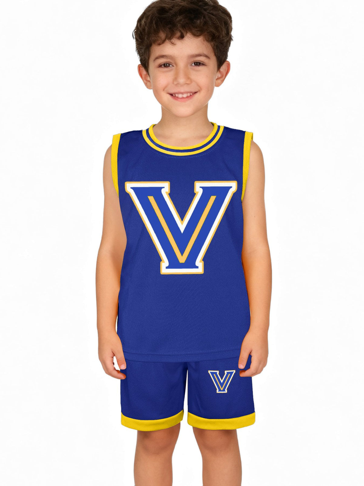 Valley View CUSTOMIZABLE.  Children's Basketball Jersey Set