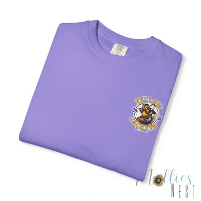 ADULT — Yellow Jackets Mascot 2026 School Spirit Shirt. Comfort Colors