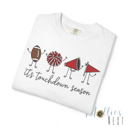 Touchdown Season (Black/Red) - T-Shirt Football Friends Graphic