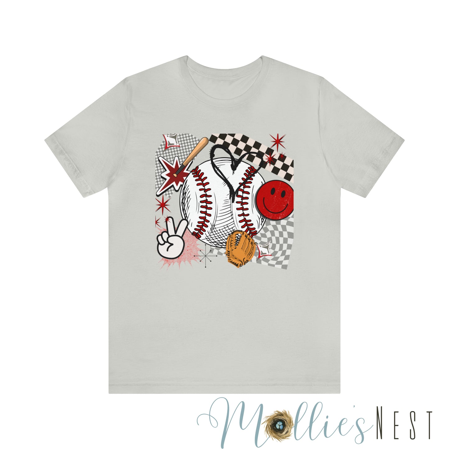 Retro Baseball Short Sleeve Tee