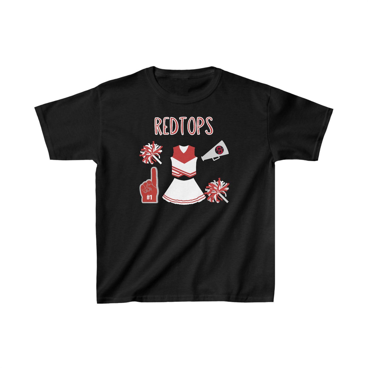 Redtops Cheer Kids Heavy Cotton™ Tee