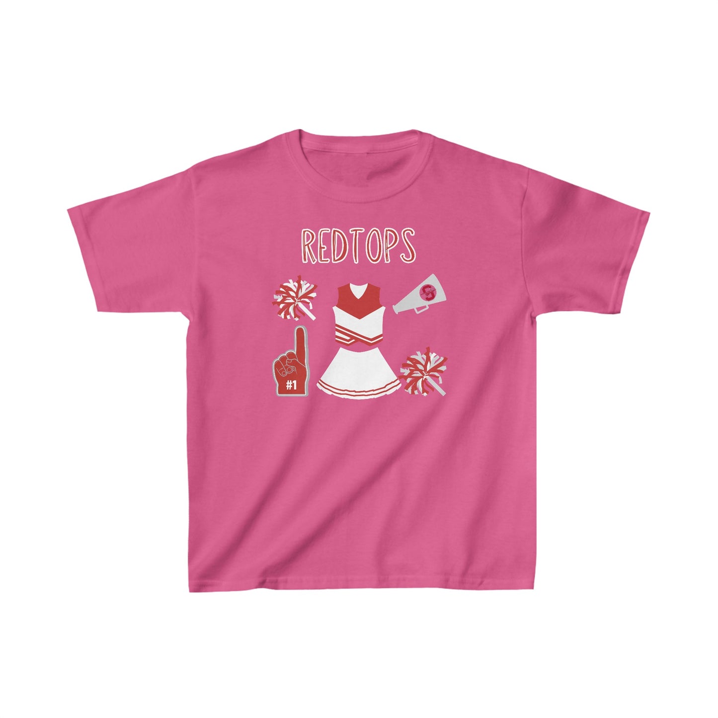 Redtops Cheer Kids Heavy Cotton™ Tee