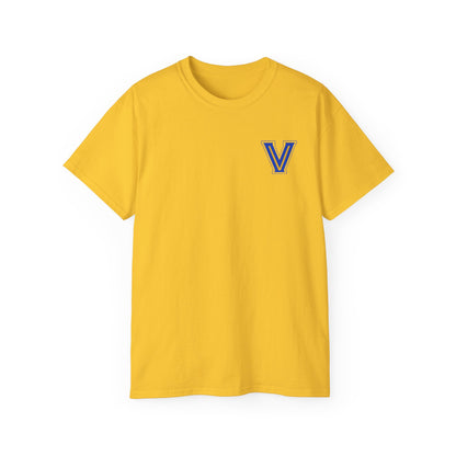 ADULT. Valley View Light the Flame Unisex Cotton Tee, Casual T-Shirt - Football - School Spirit
