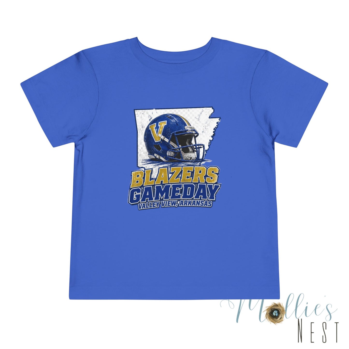 Blazers Gameday Toddler Tee — Valley View Arkansas Football Kids Shirt