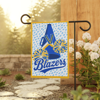 Blazers Pom Yard Flag — Pom Pom Megaphone Team Spirit House Banner