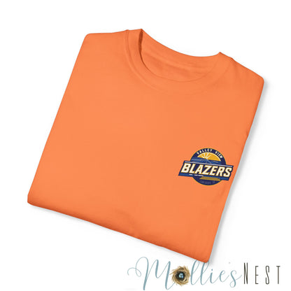 Unisex Garment-Dyed T-shirt. Valley View Blazers - CUSTOM Design. June 2025