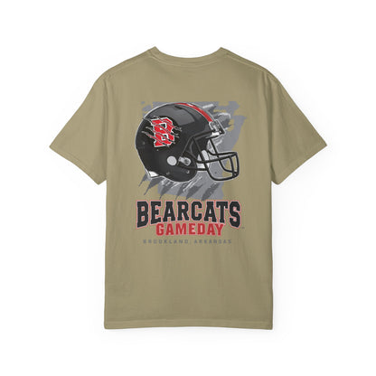 Bearcats Gameday Football T-Shirt — Brookland, Arkansas Helmet Graphic