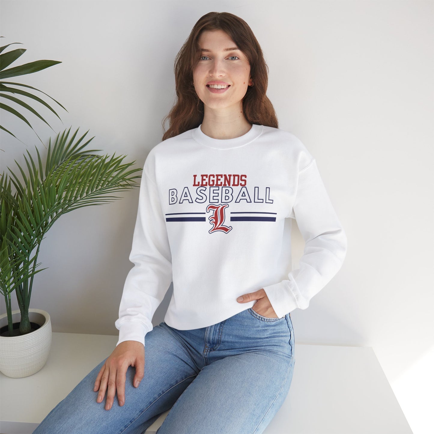 Unisex Heavy Blend™ Crewneck Sweatshirt. LEGENDS