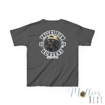 YOUTH.  Valley View Blazers Black Lab 2026 T-Shirt — Vintage Tee (2026)