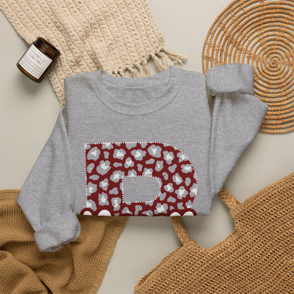 ADULT. Barton Bears. Initial B Crewneck Sweatshirt