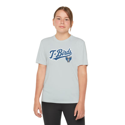 Cross County. Thunderbirds Youth Drifit — Script Logo Team Shirt