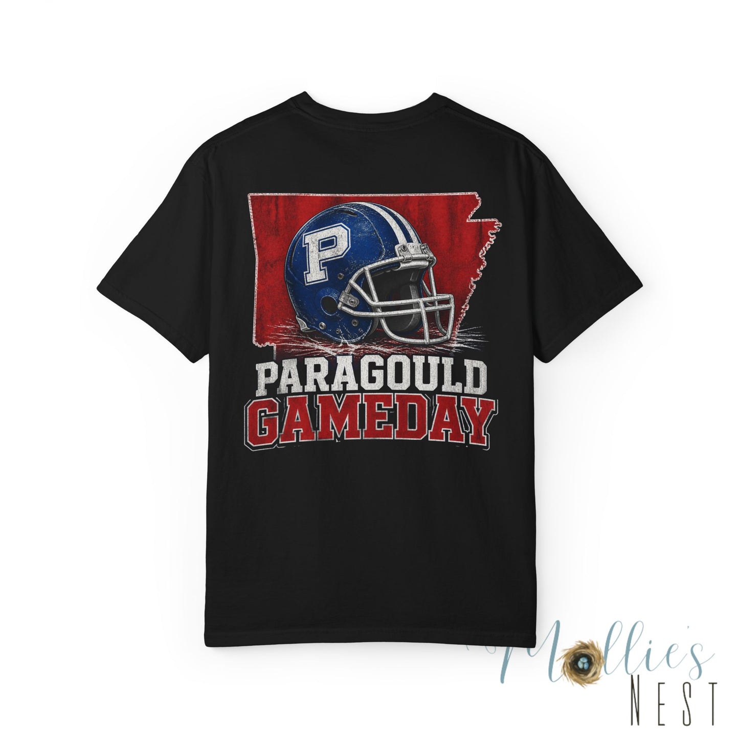 Paragould Rams Gameday Football T-Shirt — Arkansas Helment