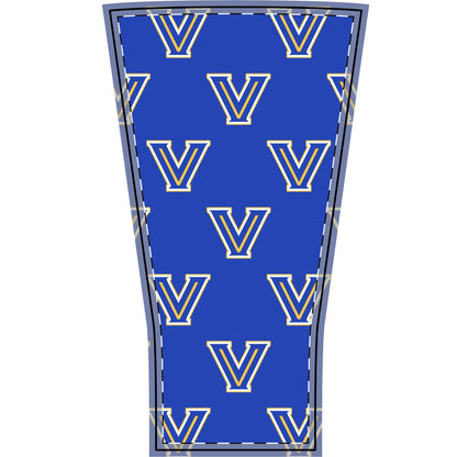 Blue Valley View Logo "V" Pattern Arm Sleeve — Gold & Blue Sports Compression Sleeve