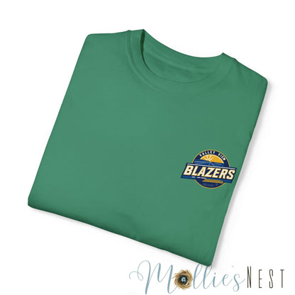 Unisex Garment-Dyed T-shirt. Valley View Blazers - CUSTOM Design. June 2025