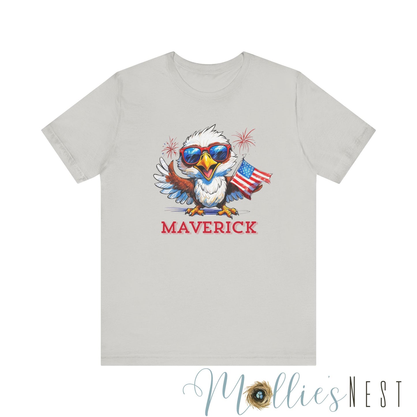 Patriotic Eagle Graphic Tee, Unisex Summer Shirt, 4th of July Outfit