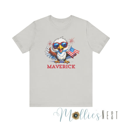 Patriotic Eagle Graphic Tee, Unisex Summer Shirt, 4th of July Outfit