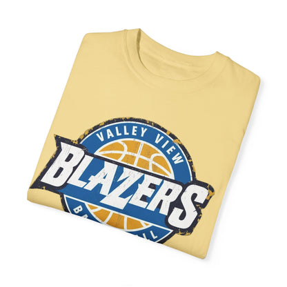 Unisex Garment-Dyed T-shirt. Valley View Blazers Basketball