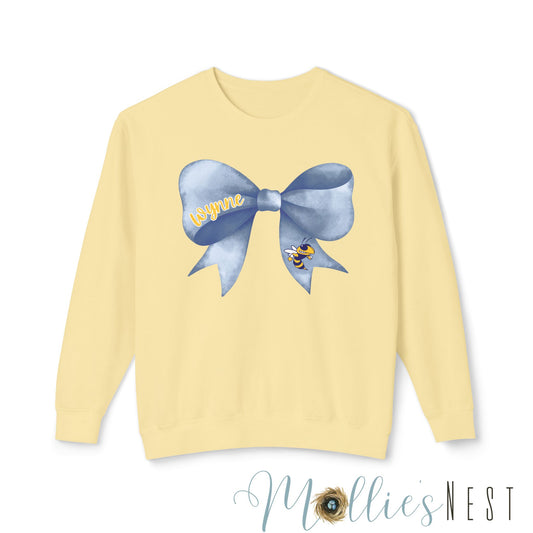 ADULT. Wynne Yellowjackets Bow Sweatshirt