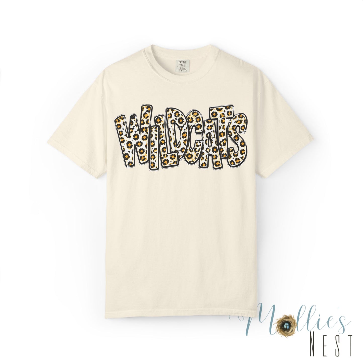 Trumann Wildcats Leopard Stacked Print T-Shirt - ADULT