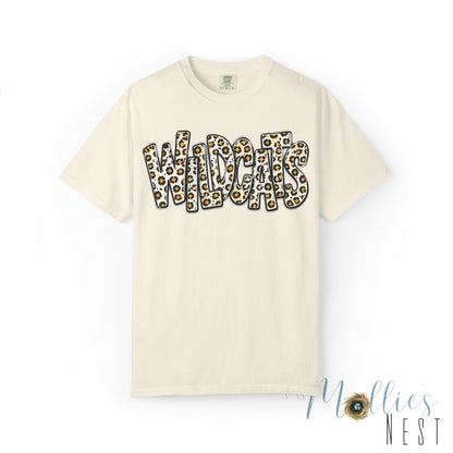 Trumann Wildcats Leopard Stacked Print T-Shirt - ADULT