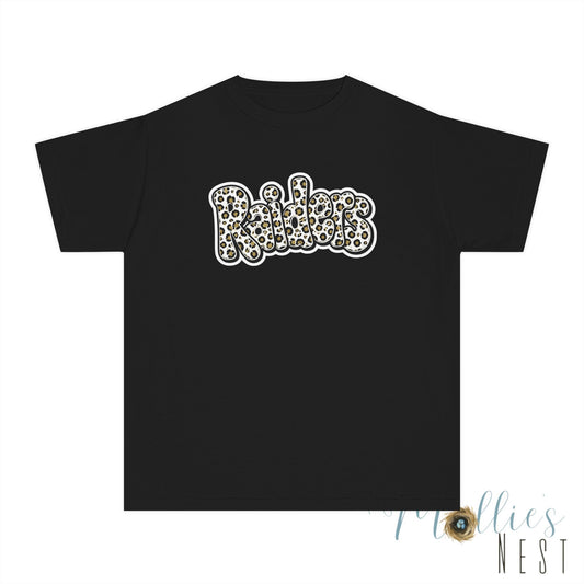 Youth Nettleton Raiders —Leopard Bubble Kids T‑Shirt
