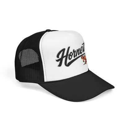 Foam Trucker Hat. Harrisburg Hornets with hornet logo.