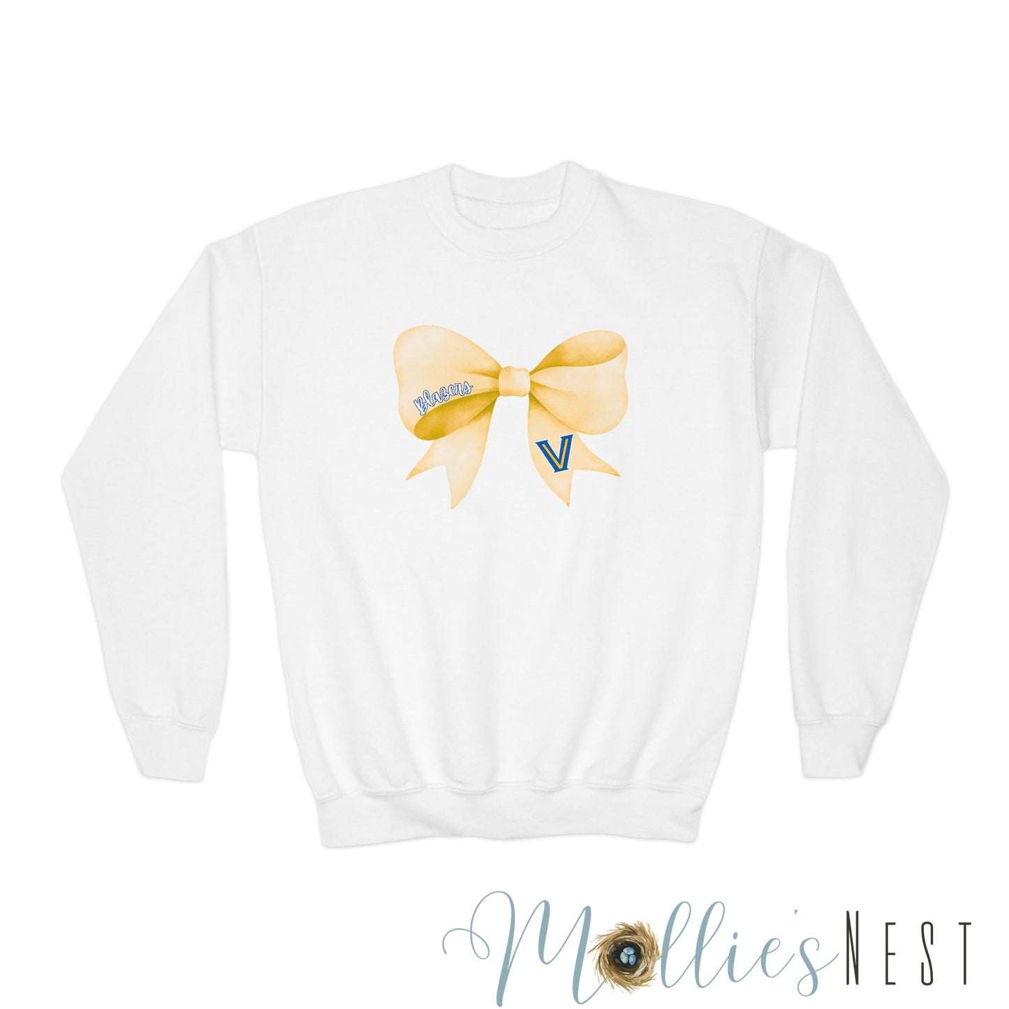 YOUTH. Valley View Bow Sweatshirt