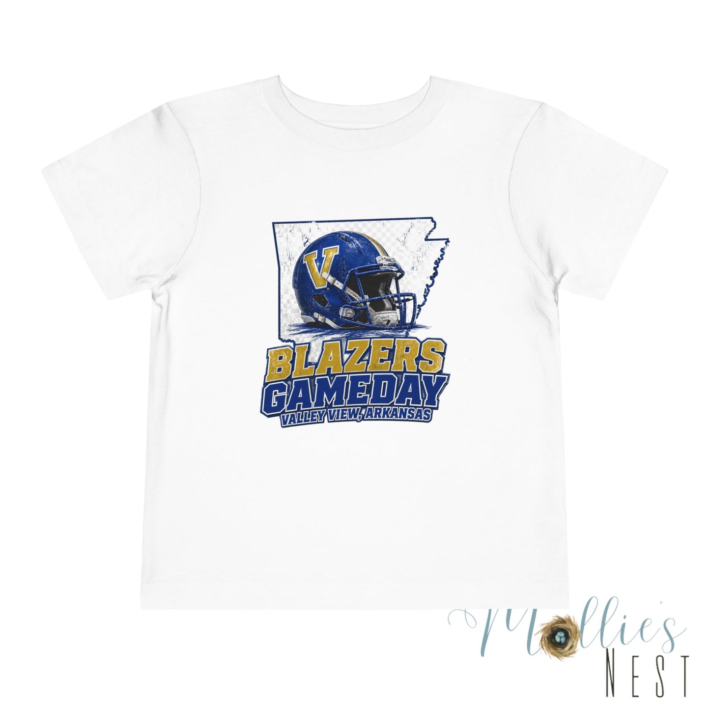 Blazers Gameday Toddler Tee — Valley View Arkansas Football Kids Shirt