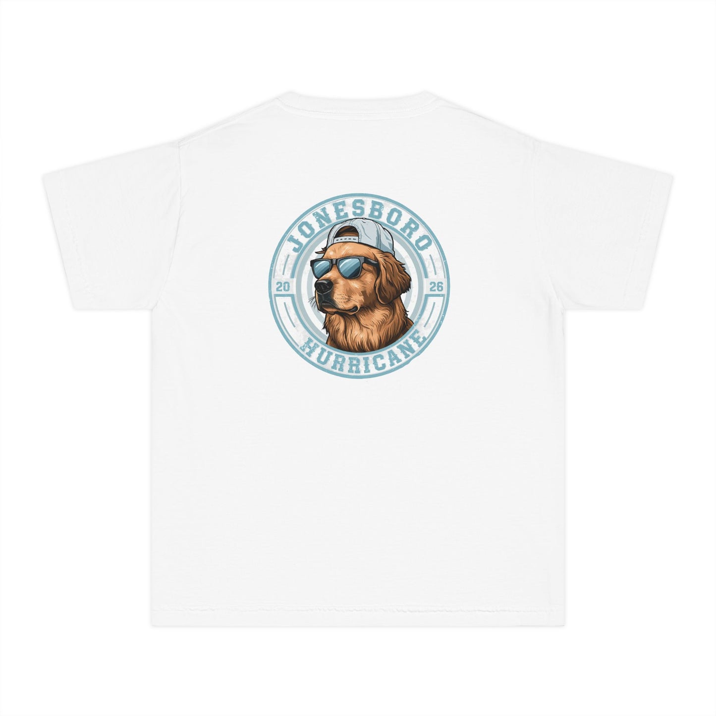 YOUTH — Jonesboro Hurricane Golden Retriever Logo Tee