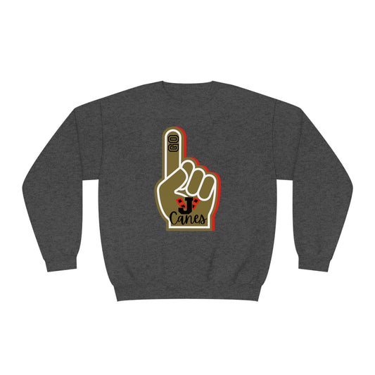 Jonesboro Foam Finger Unisex NuBlend® Crewneck Sweatshirt