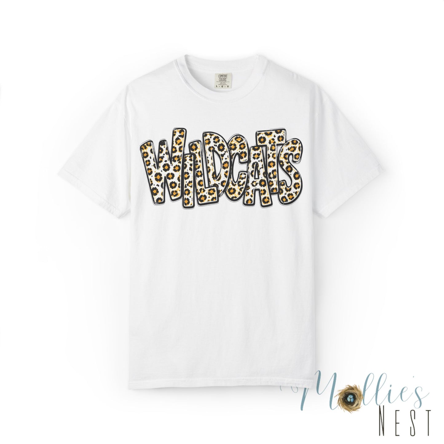 Trumann Wildcats Leopard Stacked Print T-Shirt - ADULT