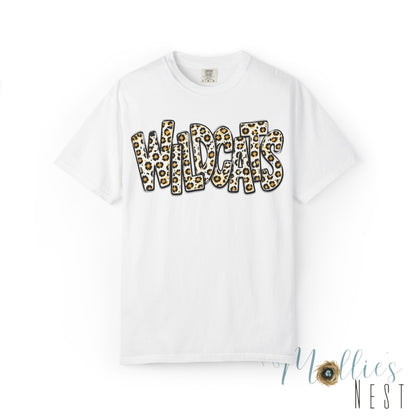 Trumann Wildcats Leopard Stacked Print T-Shirt - ADULT