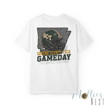 Gameday Football T-Shirt — Greene County Tech (GCT) Vintage Helmet