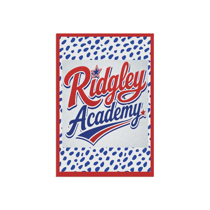 Ridgley Academy Garden Flag — Patriotic School House Banner