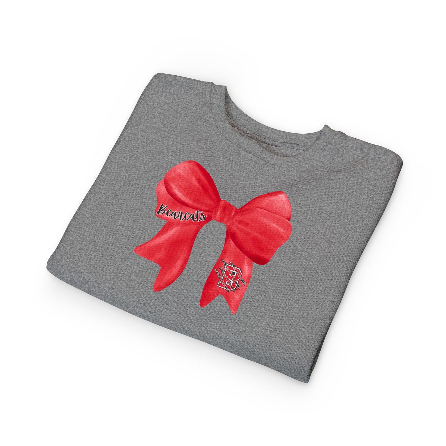TODDLER. Brookland Bearcat Bow Sweatshirt