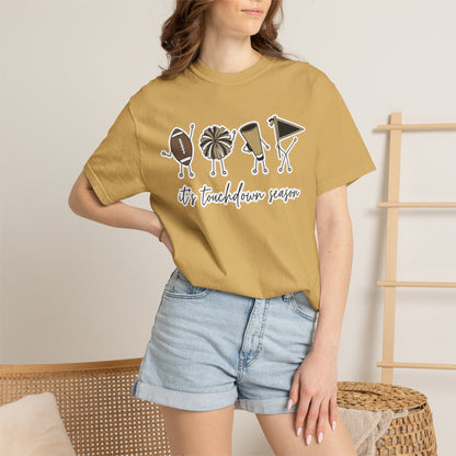 Touchdown Season (Black/Gold) - T-Shirt Football Friends Graphic