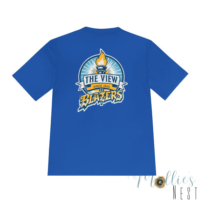 DRIFIT. ADULT Blazers 'The View' Performance Tee — Moisture-Wicking Athletic Shirt