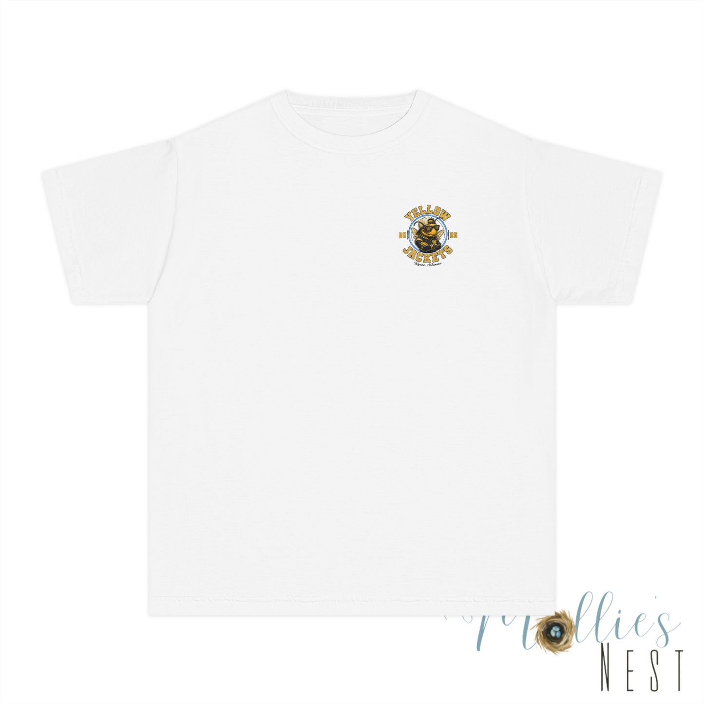 YOUTH.  Yellow Jackets. Wynne Mascot T-Shirt —(2026)