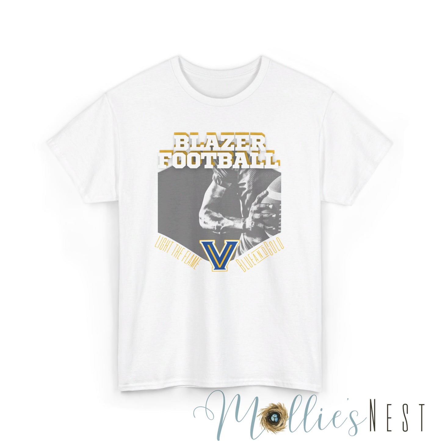 Unisex Classic. VV Football Heavy Cotton Tee