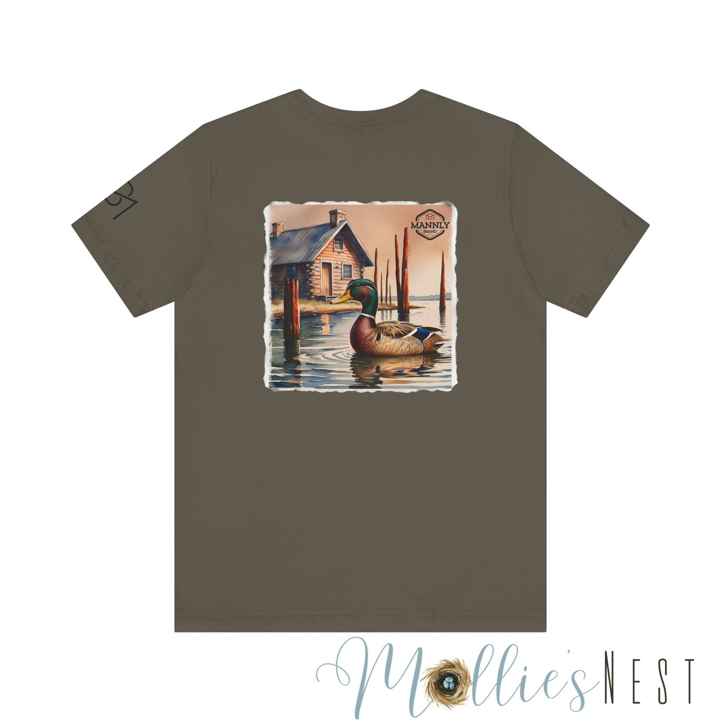 Unisex Jersey Short Sleeve Tee. MANNLY BRAND. Duck Cabin