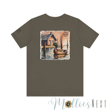 Unisex Jersey Short Sleeve Tee. MANNLY BRAND. Duck Cabin