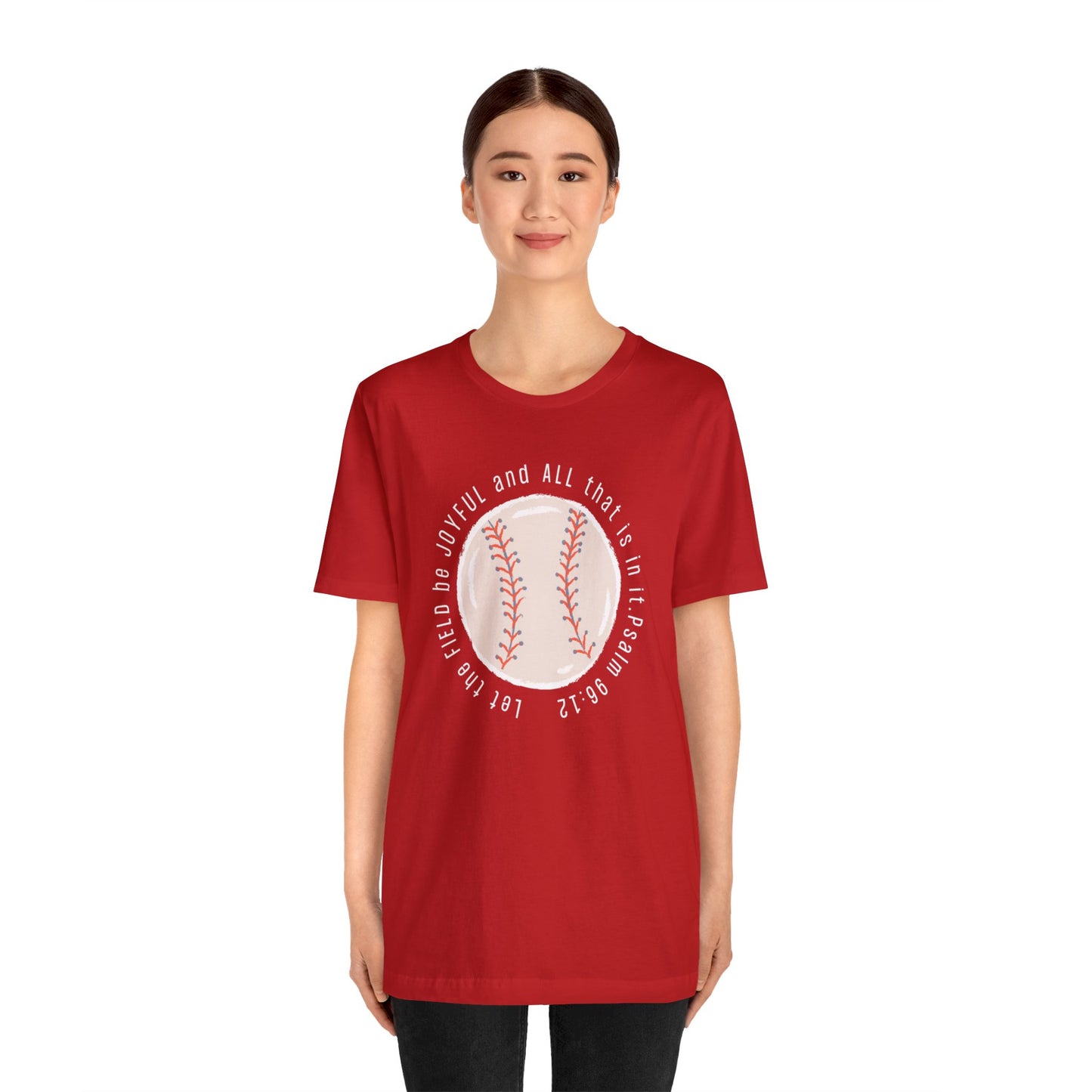 Joyful Baseball Unisex Jersey Short Sleeve Tee